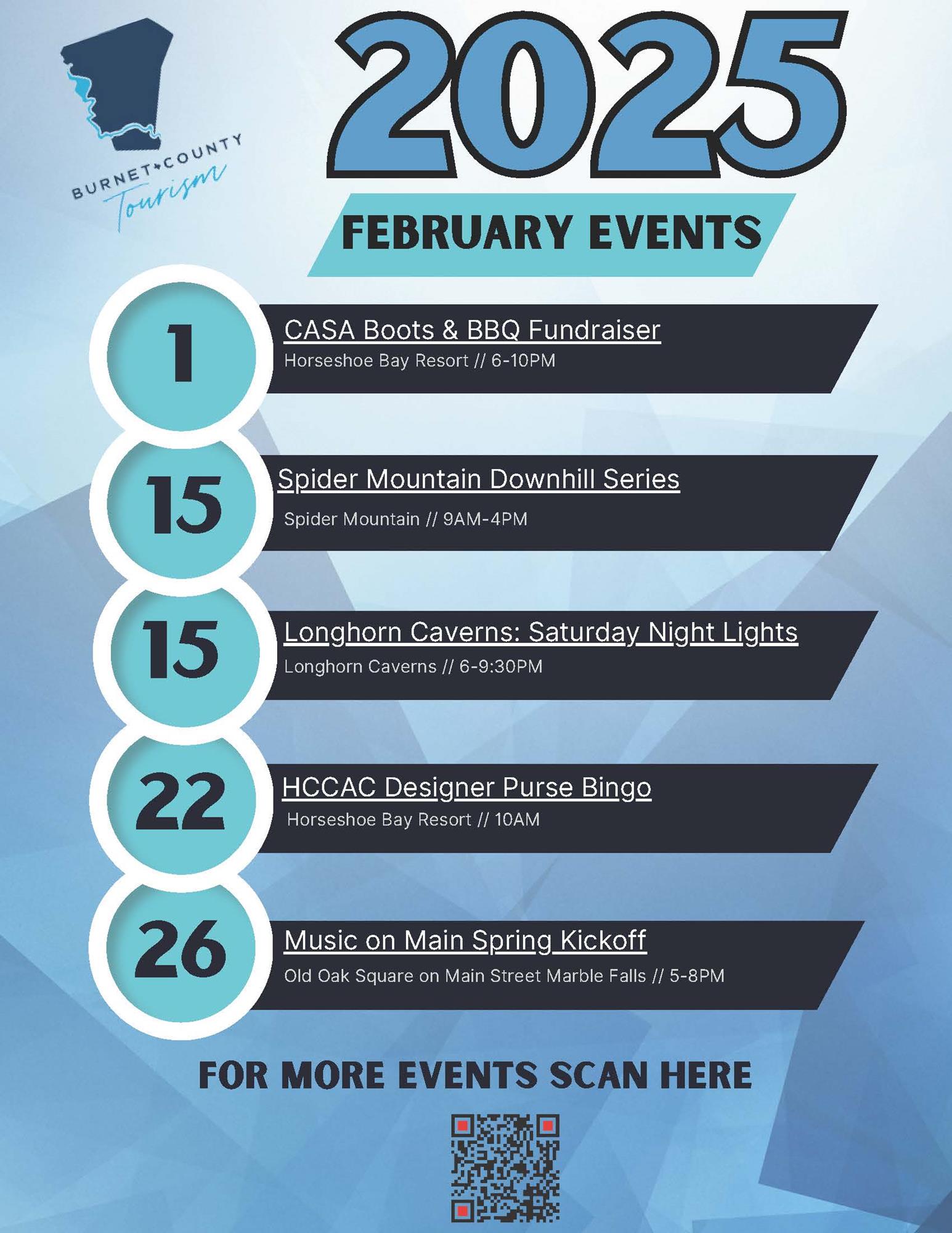 Clickable link to February events pdf flyer